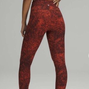 Lululemon Wunder Train HR Crop 23” Size 6 Denim